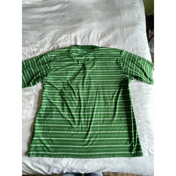 Pebble Beach Golf Shirt Men’s Green Stripe XXL Short Sleeve - Picture 5 of 5